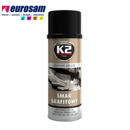 grasso spray grafitato 400 ml ralle balestre k2 smar
