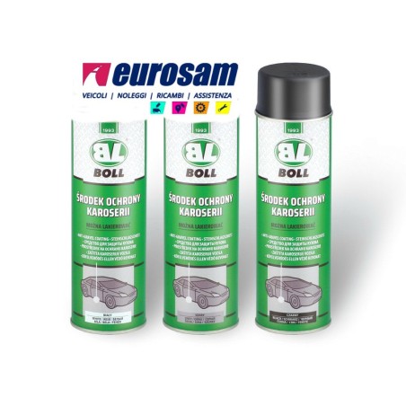 spray resina antisassi protezione carrozzeria nero verniciabile 500 ml boll