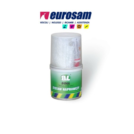 kit resina liquida fibra vetro ed induritore riempimento fori 250 ml boll