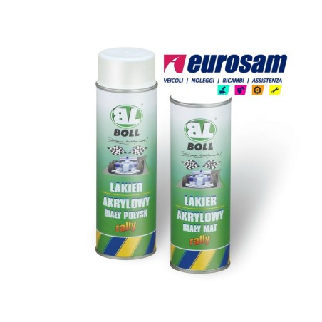 vernice spray rapida ritocchi vernice metallo plastica bianco opaco boll