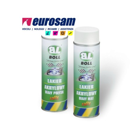 vernice spray rapida ritocchi vernice metallo plastica bianco lucido boll