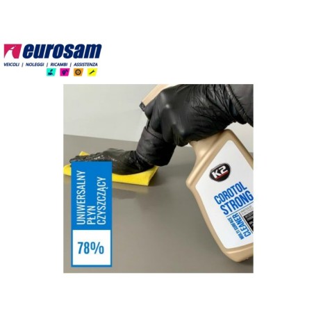 spray disinfettante superfici interni ufficio auto 69% etanolo + 9% ipa 770 ml k2 corotol strong