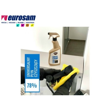 spray disinfettante superfici interni ufficio auto 69% etanolo + 9% ipa 770 ml k2 corotol strong