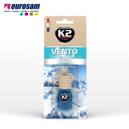 boccetta profumo auto autocarro 8 ml k2 vento