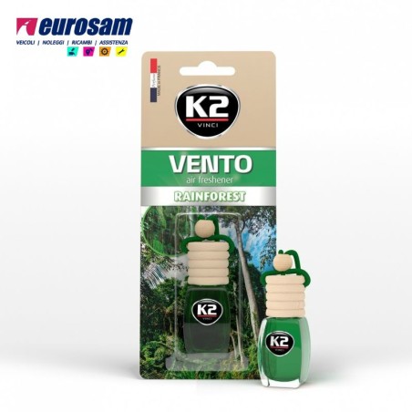 boccetta profumo auto autocarro 8 ml k2 vento