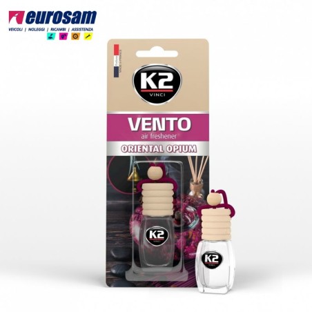 boccetta profumo auto autocarro 8 ml k2 vento