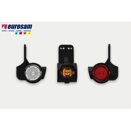 fanalino ingombro sx laterale bianco-rosso-arancio led 12/24v