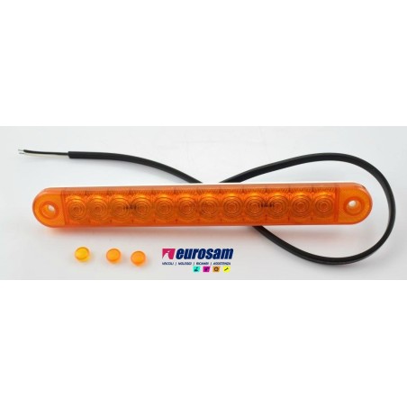striscia luce ingombro led 12/24v arancione universale