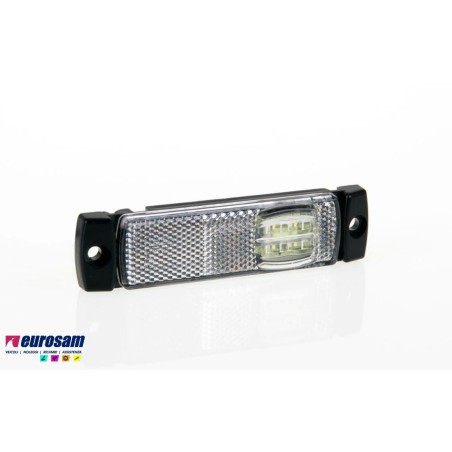 fanalino ingombro anteriore bianco led 12/24v catari