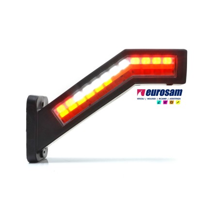 fanalino ingombro posteriore led dx con freccia dinamica stop retromarcia