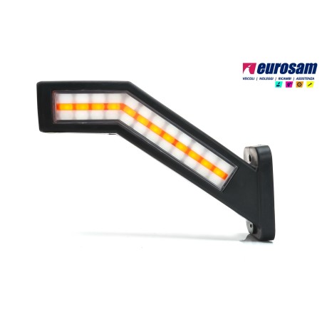 fanalino ingombro posteriore led dx con freccia dinamica stop retromarcia