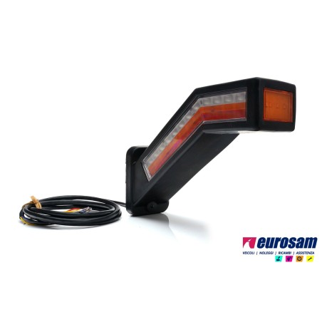 fanalino ingombro posteriore led dx con freccia dinamica stop retromarcia