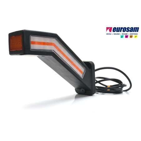 fanalino ingombro posteriore led dx con freccia dinamica stop retromarcia