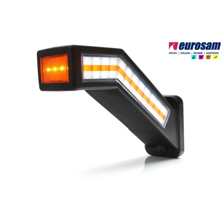 fanalino ingombro posteriore led dx con freccia dinamica stop retromarcia