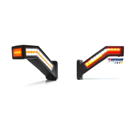 fanalino ingombro posteriore led dx con freccia dinamica stop retromarcia
