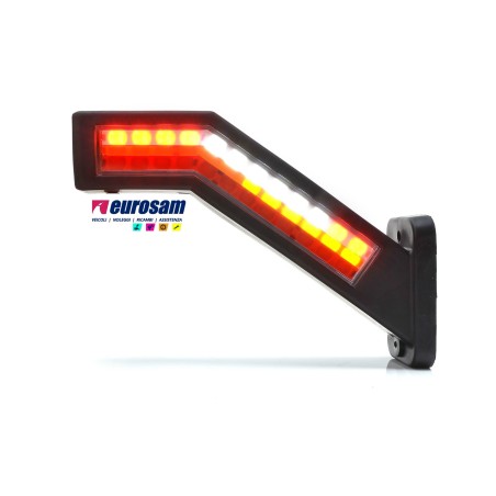 fanalino ingombro posteriore led sx con freccia dinamica stop retromarcia