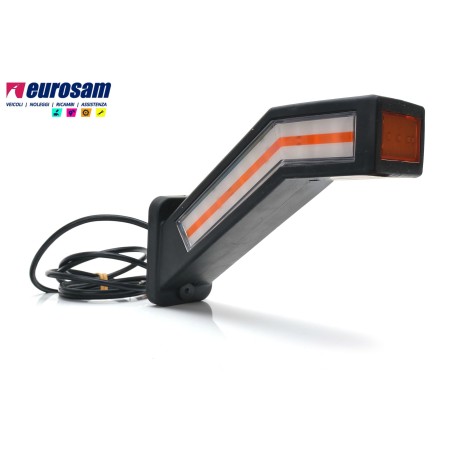 fanalino ingombro posteriore led sx con freccia dinamica stop retromarcia