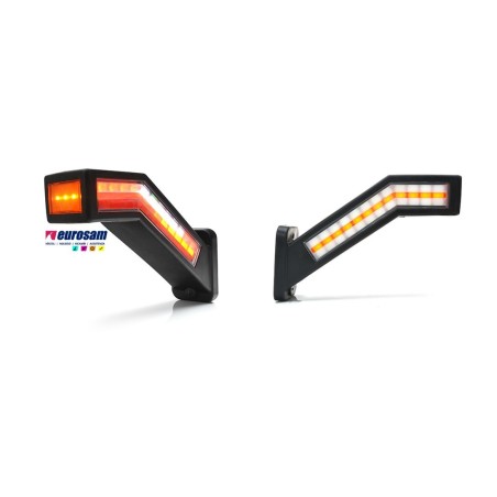 fanalino ingombro posteriore led sx con freccia dinamica stop retromarcia