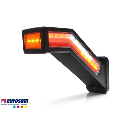 fanalino ingombro posteriore led sx con freccia dinamica stop retromarcia