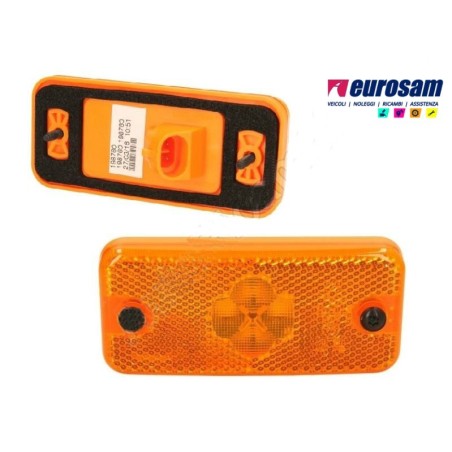fanalino ingombro incasso arancio a led iveco stralis trakker