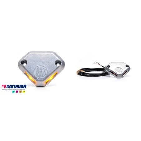 lampeggiante led 12/24v universale per pedane sponde idrauliche