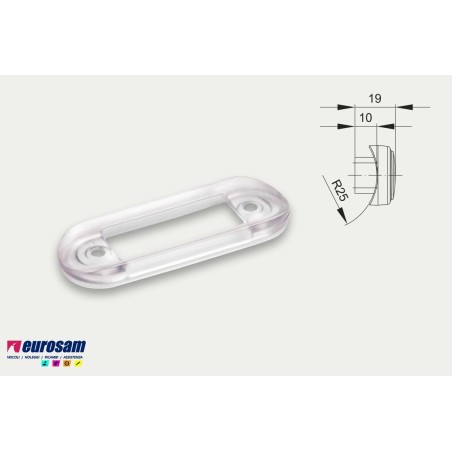 guarnizione trasparente per fanalino led modello ft-015