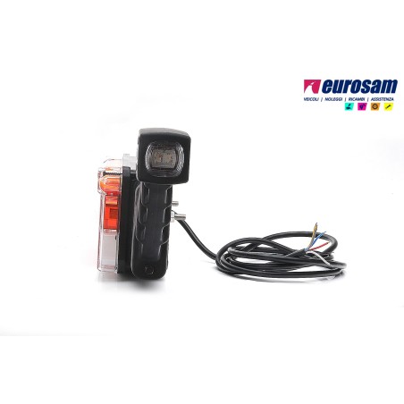 fanale post dx led neon universale rimorchio 12/24v c/ingombro