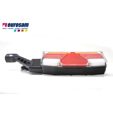 fanale post sx led neon universale rimorchio 12/24v c/ingombro