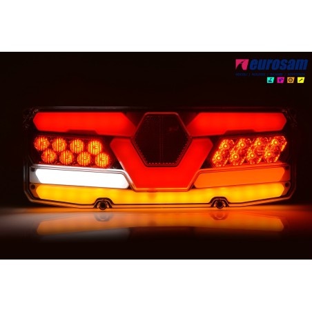 fanale post dx led neon motrice 12/24v con freccia dinamica