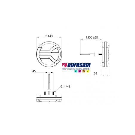 fanale posteriore led dx/sx 12/24v 4 funzioni horpol