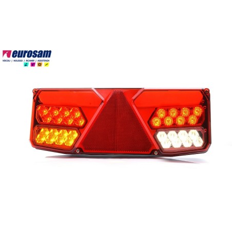 fanale post sx led universale rimorchi 12/24v 6 funzioni
