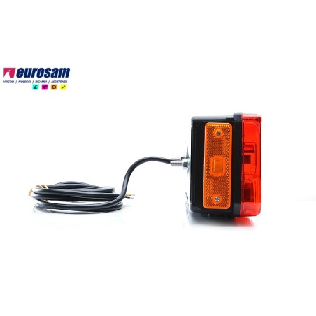 fanale post sx led universale rimorchi 12/24v 6 funzioni