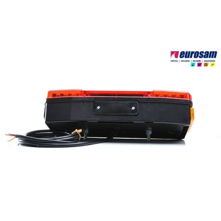 fanale post dx led universale rimorchi 12/24v 6 funzioni