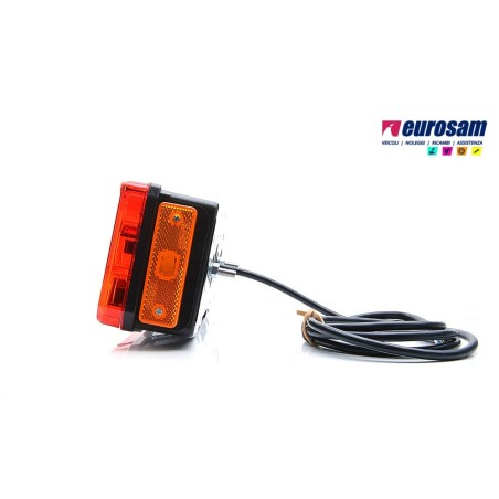fanale post dx led universale rimorchi 12/24v 6 funzioni