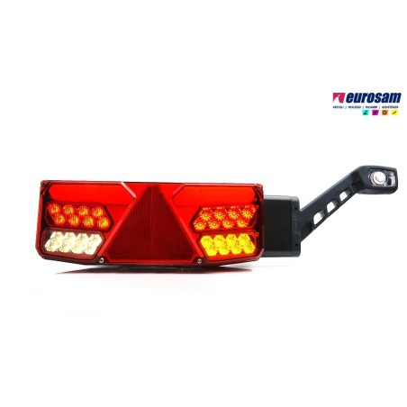 fanale post dx led universale rimorchi 12/24v 7 funzioni c/ingombro