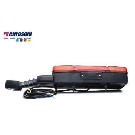 fanale post sx led universale rimorchi 12/24v 7 funzioni c/ingombro