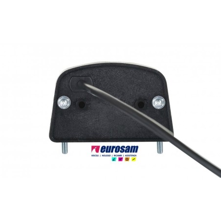 fanalino targa a led 24 volts nero universale destro sinistro