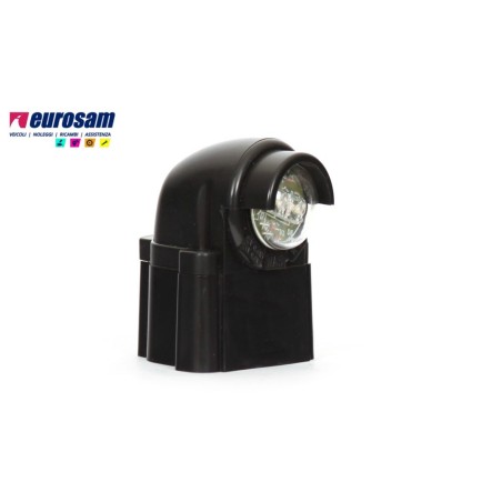 fanalino targa universale led 12/24v nero