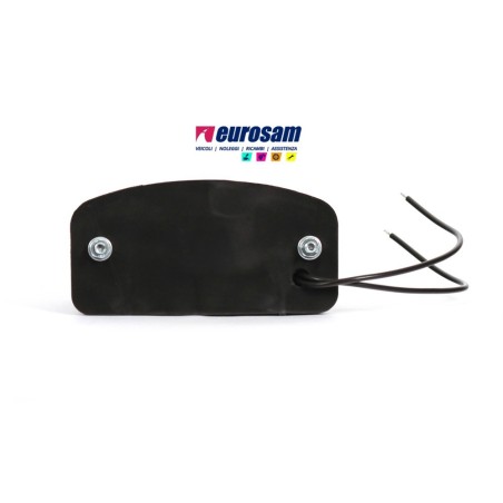 fanalino targa universale led 12/24v universale nero