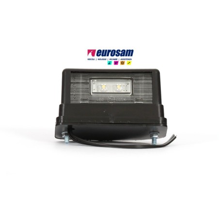 fanalino targa universale led 12/24v universale nero
