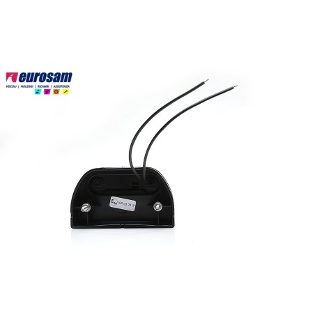 fanalino targa universale 3 led 12/24v nero