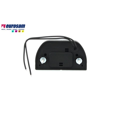fanalino targa universale 2 led 12/24v nero