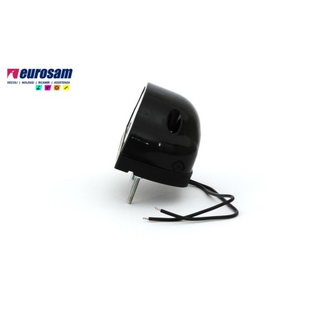 fanalino targa universale 2 led 12/24v nero