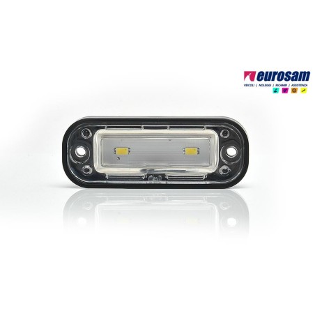fanalino targa universale 2 led 12/24v