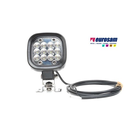 faretto 12 led orientabile 12/24v 5400 lm universale