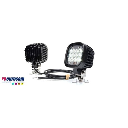 faretto 12 led orientabile 12/24v 5400 lm universale