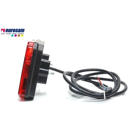 fanale post sx 6 led 12/24v universale rimorchio