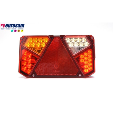 fanale post sx 6 led 12/24v universale rimorchio