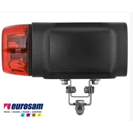 kit proiettore faro indicatore direzione posizione sx universale 12/24v