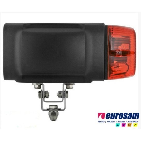kit proiettore faro indicatore direzione posizione dx universale 12/24v